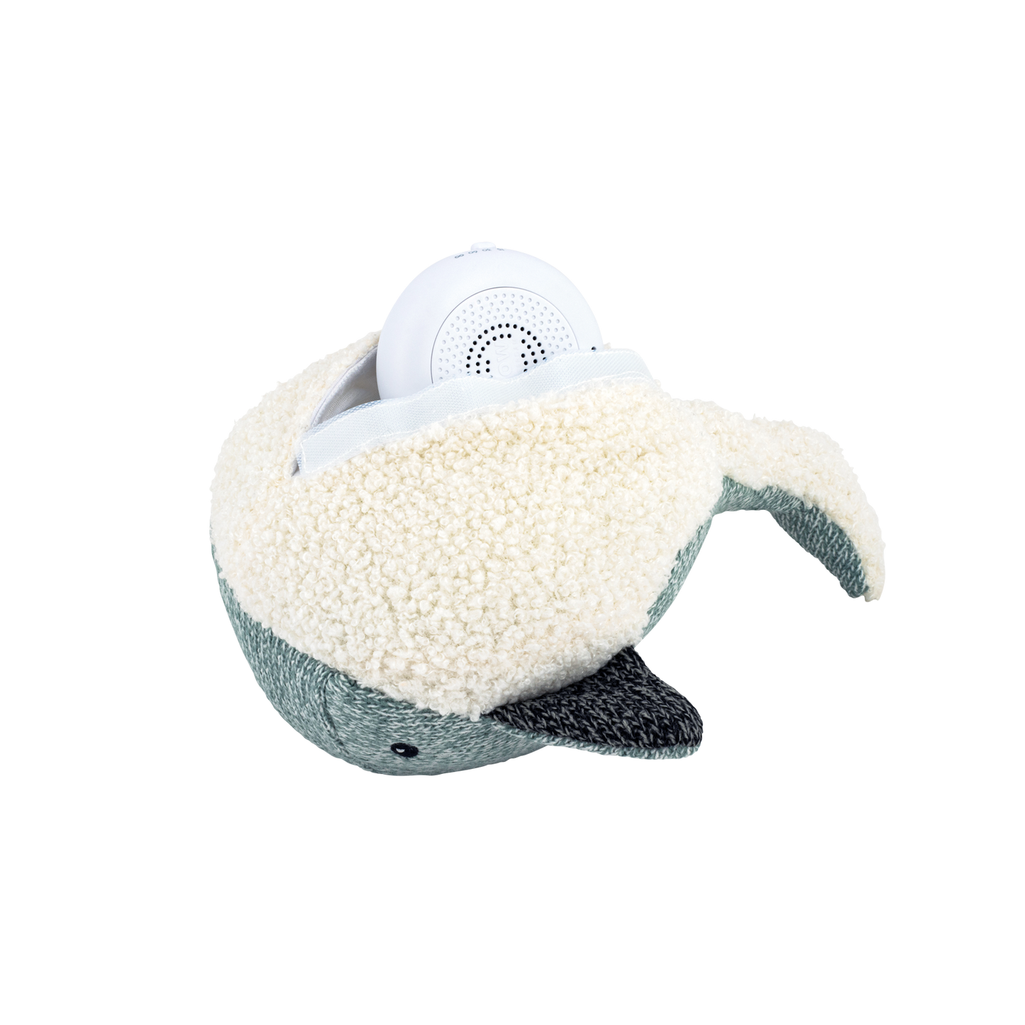Moby (green) - Rechargeable heartbeat comforter