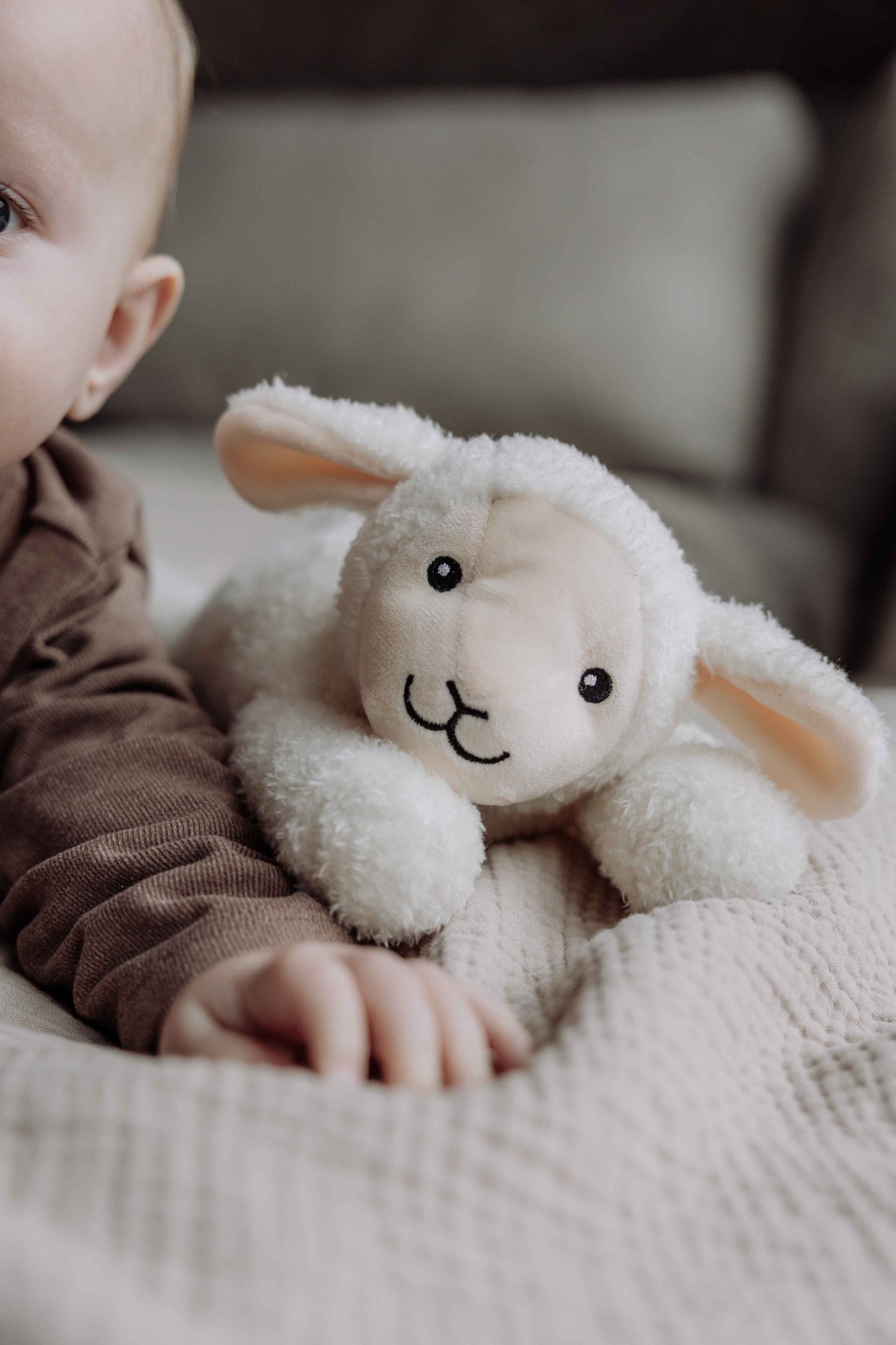 Rosie (Beige) - Oplaadbare hartslagknuffel