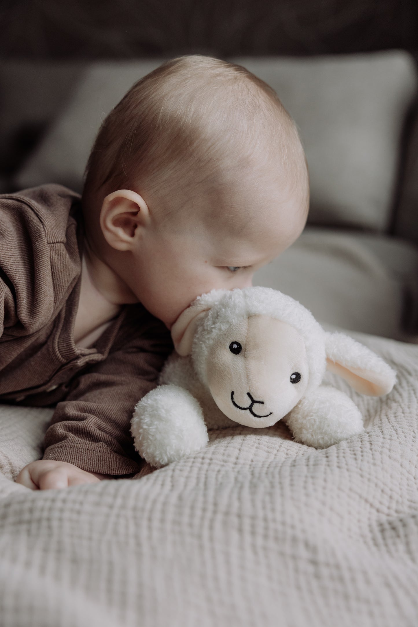 Rosie (Beige) - Oplaadbare hartslagknuffel