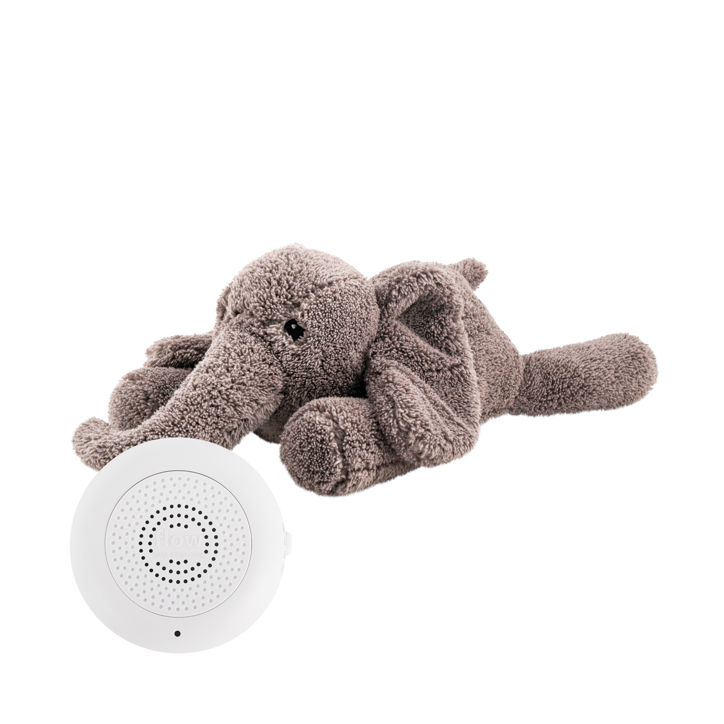 George (grey) - Rechargeable heartbeat comforter