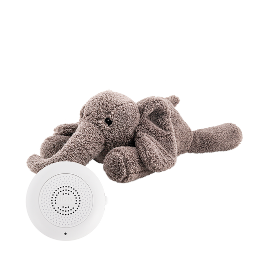 George (grey) - Rechargeable heartbeat comforter